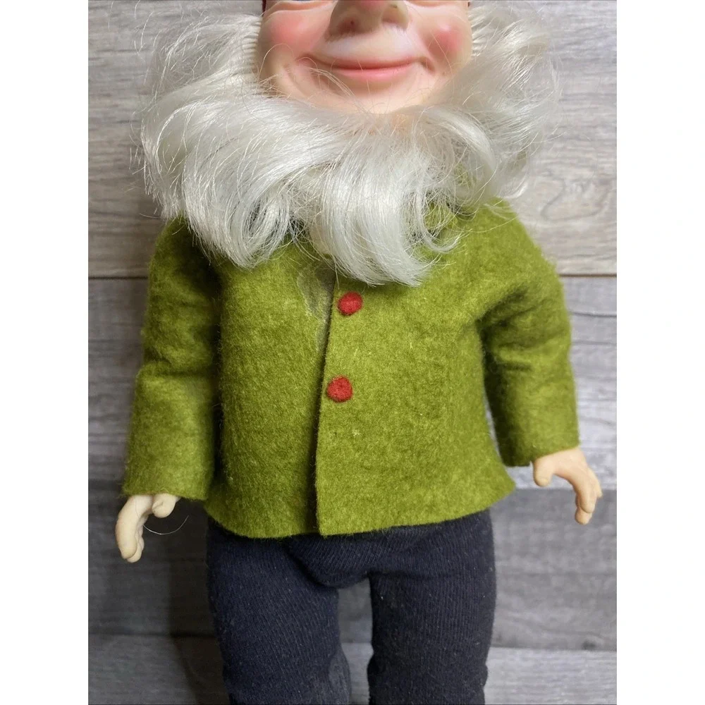 Vtg CROLLY Larry the Lucky Leprechaun Doll Made in Ireland 13